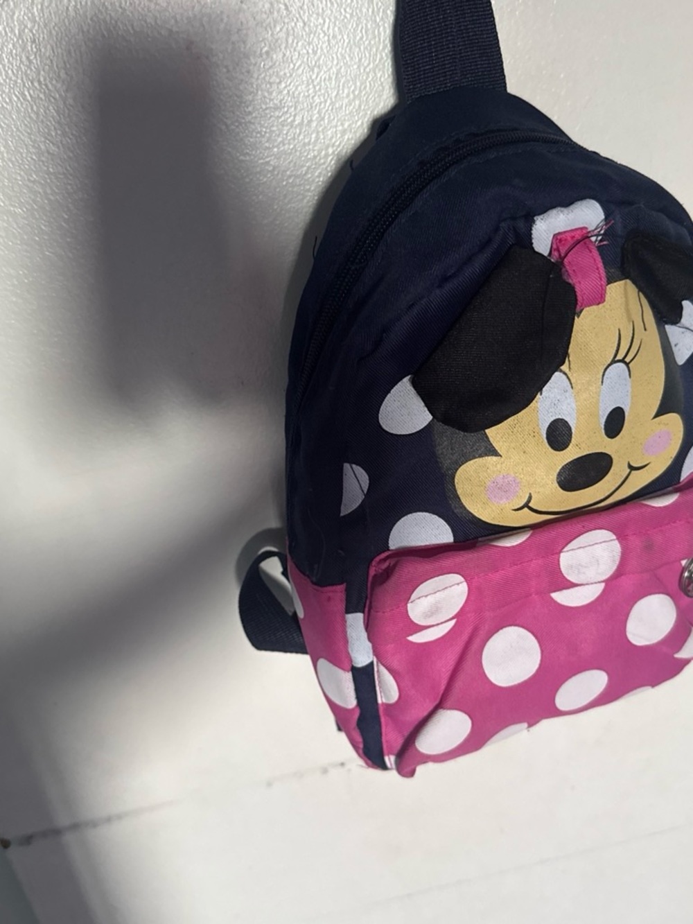 Disney Minnie Mouse Mini Backpack in Pink & Navy